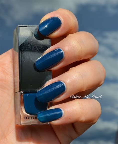 burberry teal blue nail polish|cool blue nail polish.